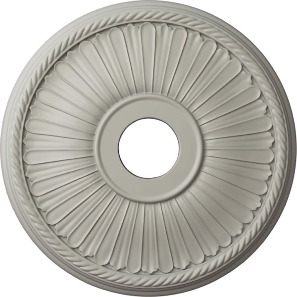 Ekena Millwork Berkshire Ceiling Medallion (Canopies up to 6 3/8"), 20 1/8"OD x 3 7/8"ID x 1 7/8"P, Pot of Cream CM20BE1PCF - main